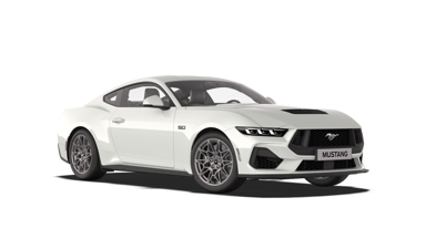 Mustang Coupe i farven oxford white