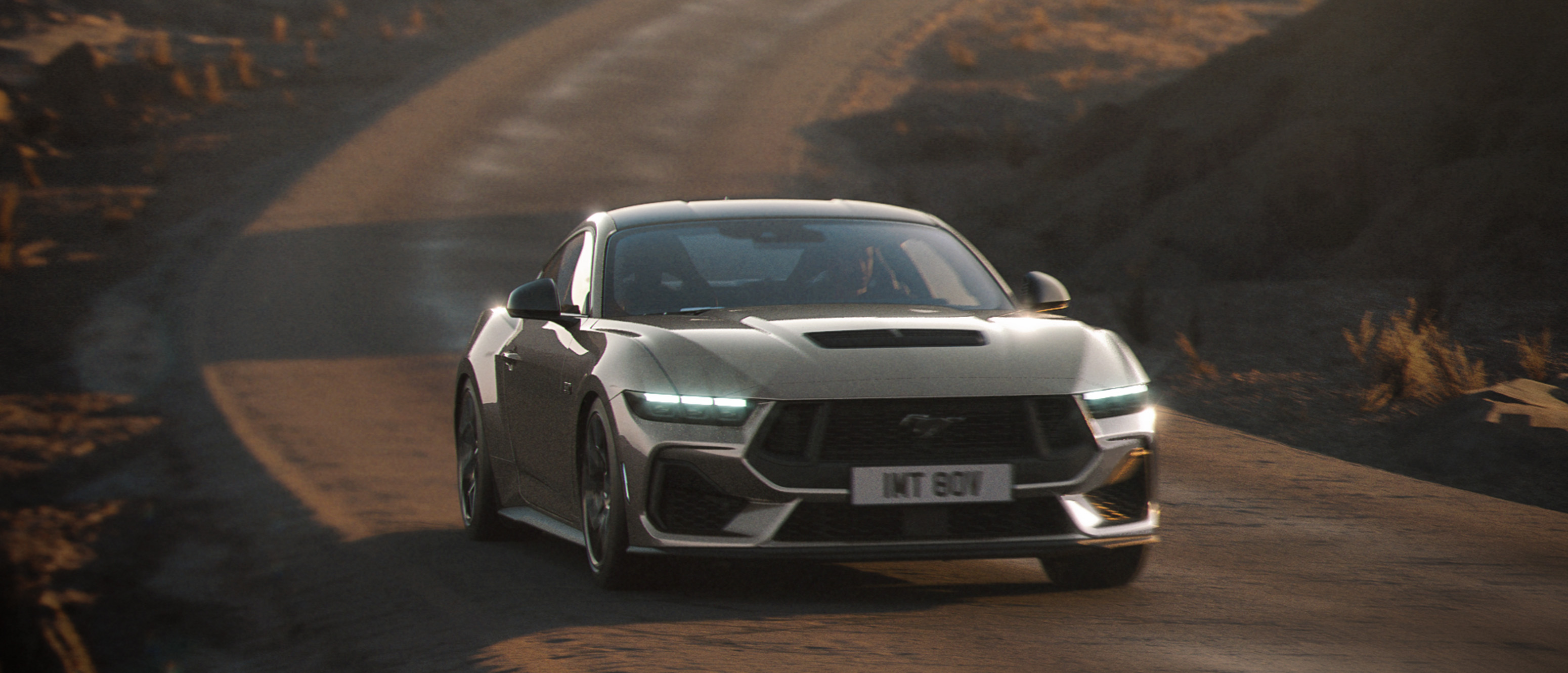Mustang GT Nite Pony kører på vejen 