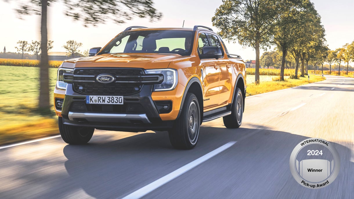 Den award vindende Ford Ranger