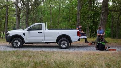 Ford Ranger Single Cab fra siden