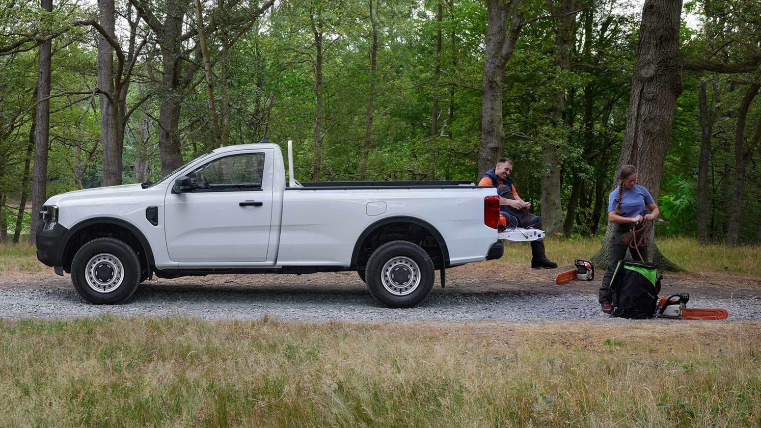 Ford Ranger Single Cab fra siden