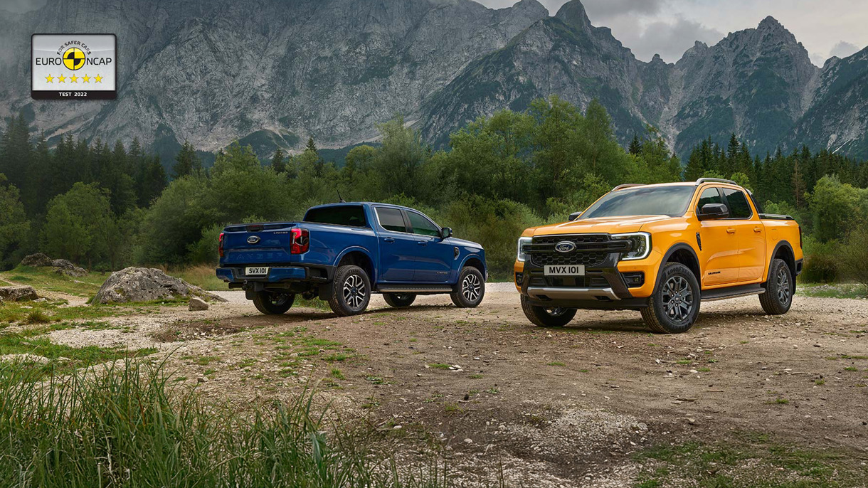 Ford Ranger med et nyeste sikkerhedsudstyr