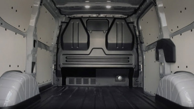 Varerummet i Transit Custom