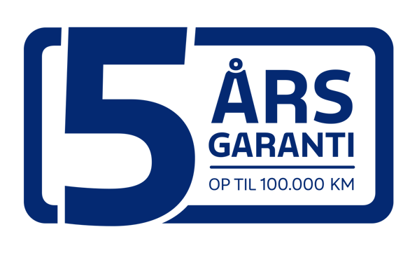 Nyhed: Du får 5 års garanti/op til 100.000 km*