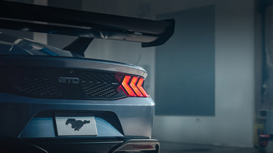 Mustang GTDs aerodynamiske bagvinge