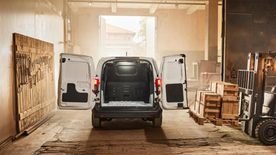 Transit Courier kommer med 2,91 kubikmeter lastrum